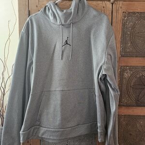 Nike Jordan Gray Jumpman Pullover Hoodie